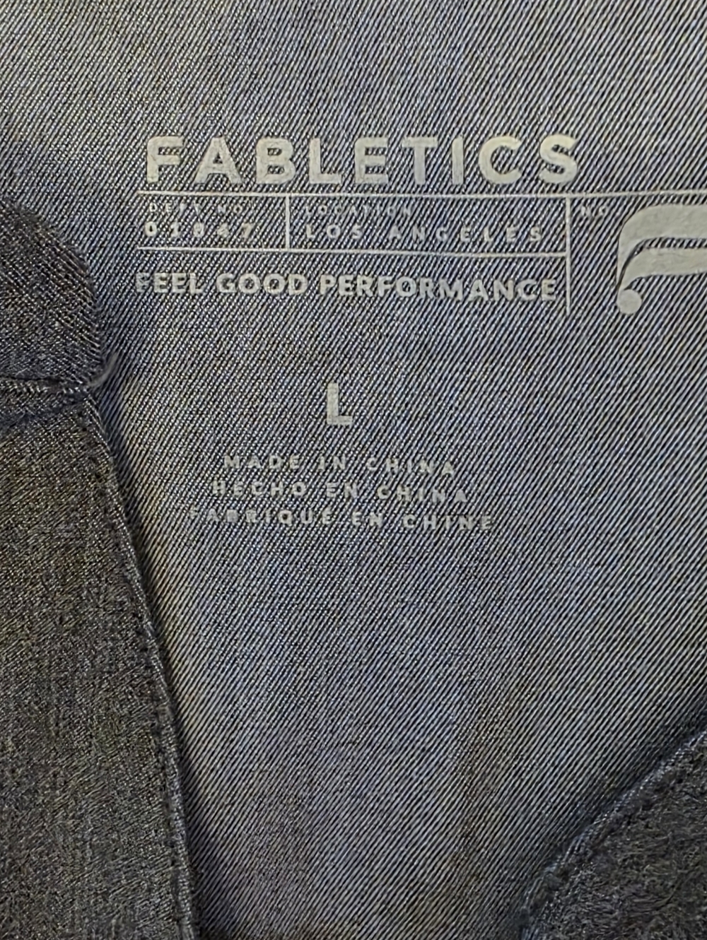 Fabletics Heather Grey Scrub Set - Picture 3 of 6